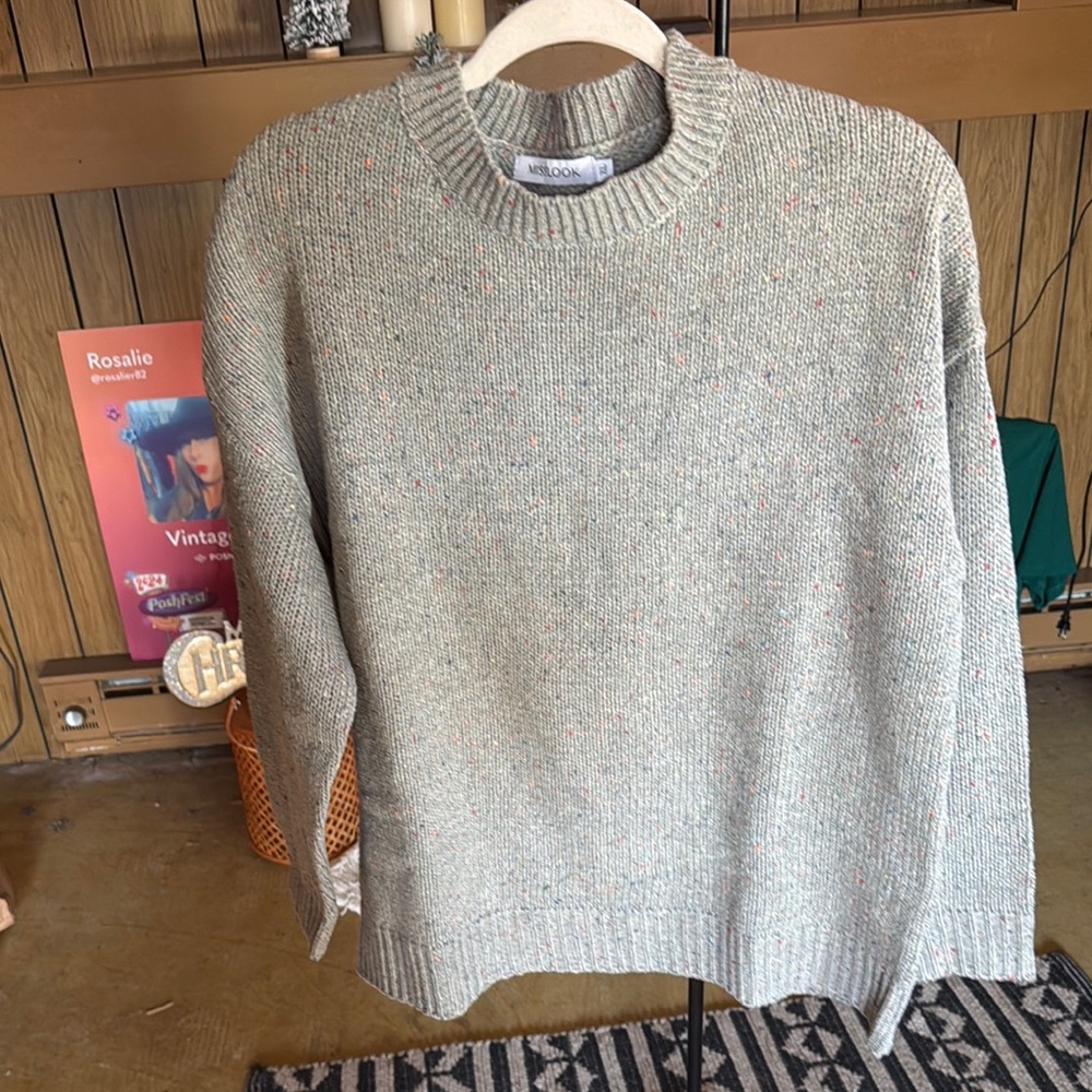 Misslook Light Gray Sweater